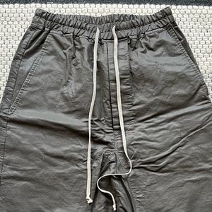 Rick Owens - CLW Drawstring Cropped Trousers in Dust